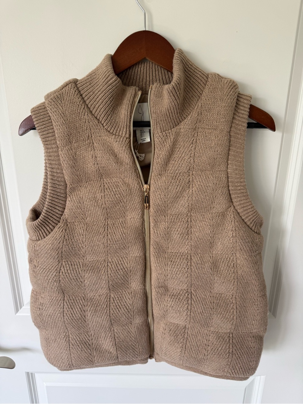 Joie Checkered Knit Vest NWT